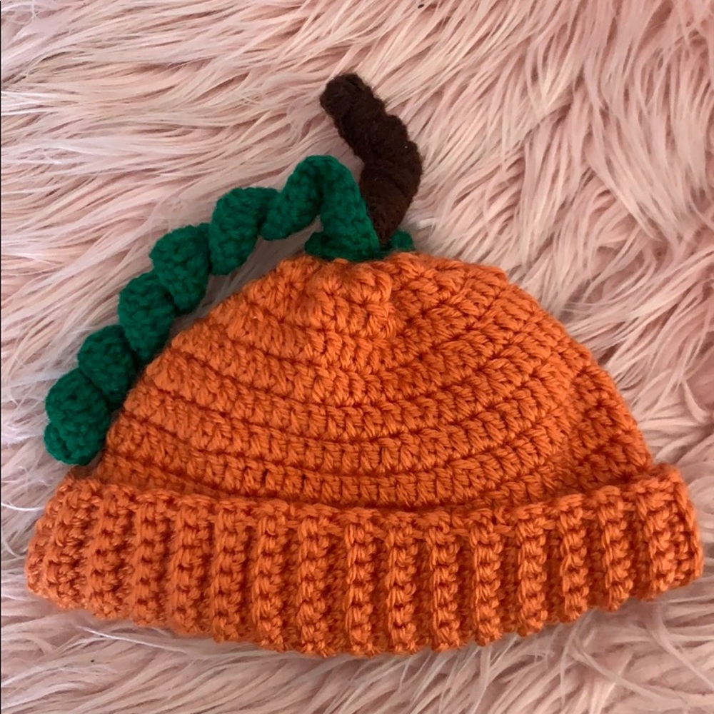 Pumpkin Beanie for Toddler
